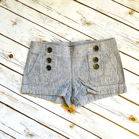 Express Linen Sailor Shorts - Picture 1 of 9